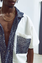 Load image into Gallery viewer, UNISEX SHIRT WITH LACE DETAILS