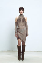 Load image into Gallery viewer, BROWN LACE DRESS