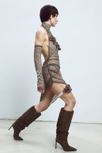 Load image into Gallery viewer, BROWN LACE DRESS