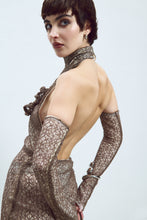 Load image into Gallery viewer, BROWN LACE DRESS