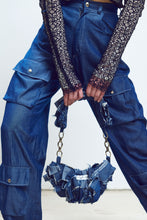 Load image into Gallery viewer, DENIM LOOK BAG