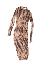 Load image into Gallery viewer, FITTED DRAPED DRESS