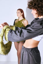 Load image into Gallery viewer, DENIM LONG SLEEVE CROP JACKET