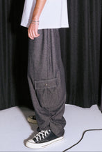 Load image into Gallery viewer, DENIM CARGO PANTS